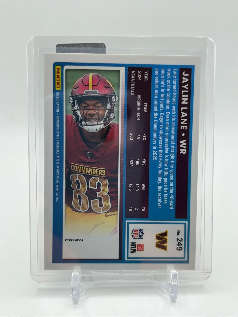Jaylin Lane Green Rookie Rated Football Trading Card